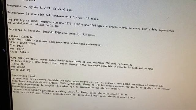 Farmear o Minar… HDD o GPU? Cual es mas rentable hoy? Agosto 2021 смотреть онлайн