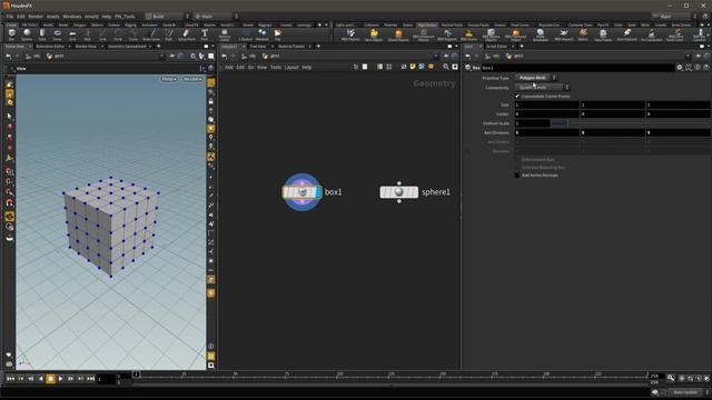 Houdini Nodes #01. Полигональные примитивы в Houdini