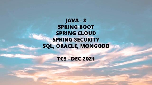 Java Microservice Spring boot real time interview | Recorded audio | TCS смотреть онлайн