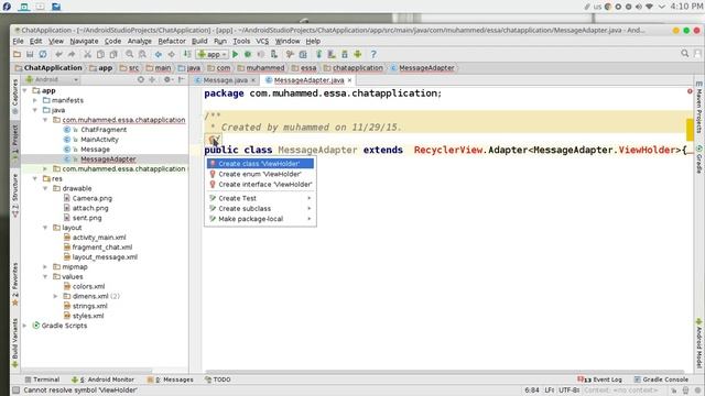 223 Android Studio Chat network JSON NodeJS JavaScript смотреть онлайн