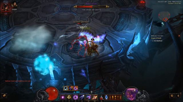 DIABLO III - ROS - HARDCORE - Torment I - Malthael The Angel of Death смотреть онлайн