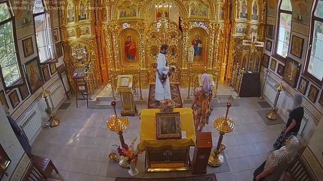 День памяти прп. Моисея Угрина: Божественная литургия (видеокамера №1) смотреть онлайн