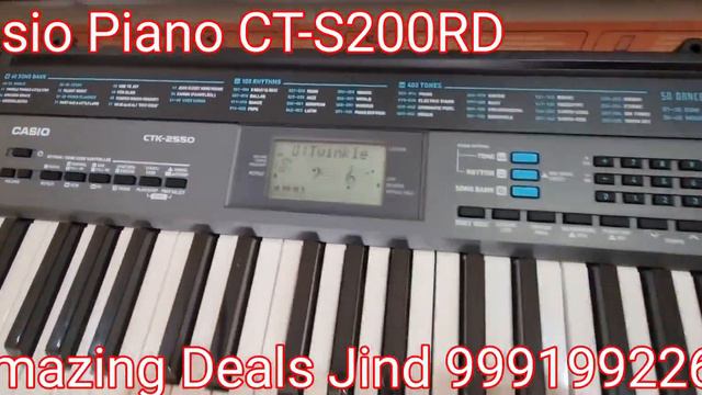CASIO PIANO |CASIO CT-S200RD|CASIO CTK-2550|