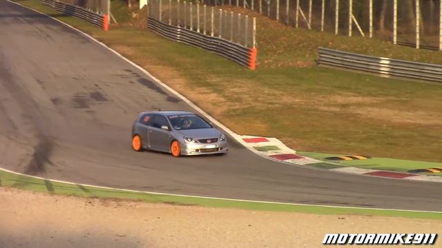 Monza Track Day 31/01/2016 - Nissan GT-R, Lotus Exige S, Subaru Impreza & More смотреть онлайн