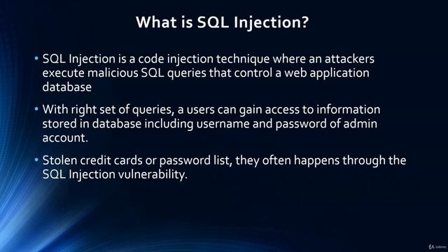 What is SQL Injection (21) смотреть онлайн