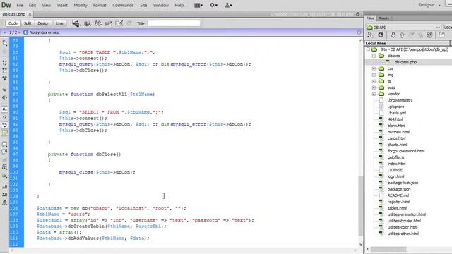 Creating an API for database connectivity using PHP and jQuery смотреть онлайн