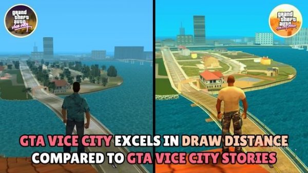 GTA Vice City vs GTA Vice City Stories - Physics and Details Comparison