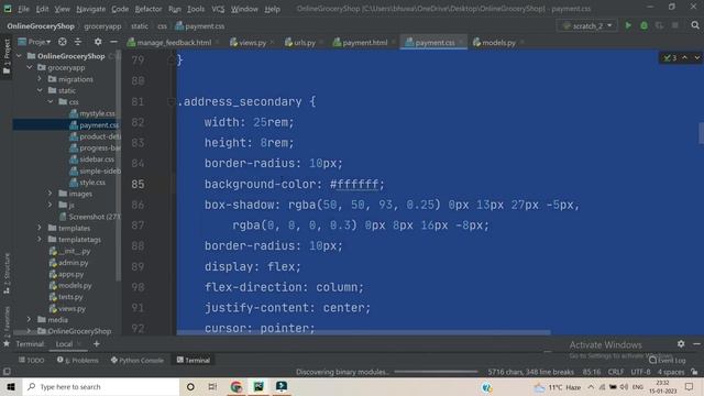 #32 Online Grocery Shop Project | Python Django | Payment Page смотреть онлайн