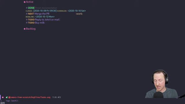 Emacs From Scratch #6 - Organize Your Life with Org Mode смотреть онлайн