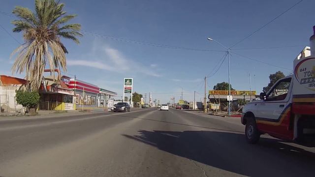 San Luis Rio Colorado Sonora and Los Algodones Baja California Mexico Front View 2 Dec 2013