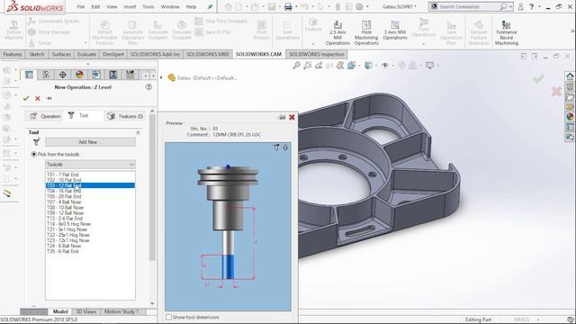 Proses Pembuatan G-Code untuk Komponen di SolidCAM смотреть онлайн