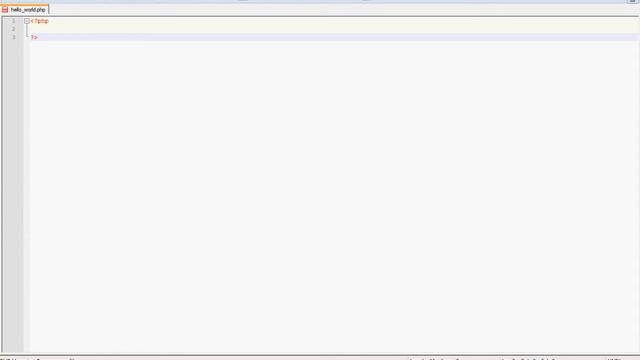How to create a basic file in PHP and echo Hello World смотреть онлайн