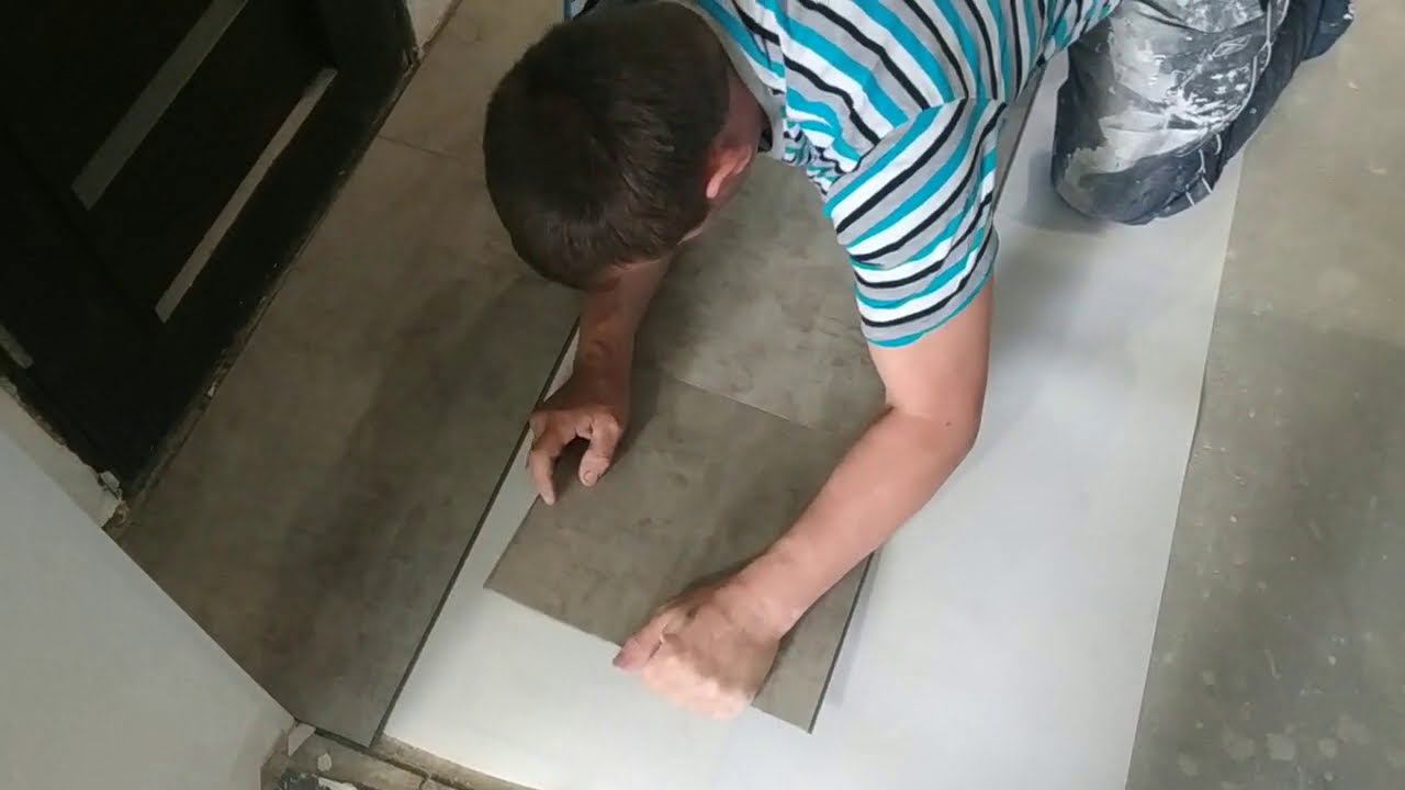 Как уложить Кварц виниловый ламинат ПВХ смотреть онлайн