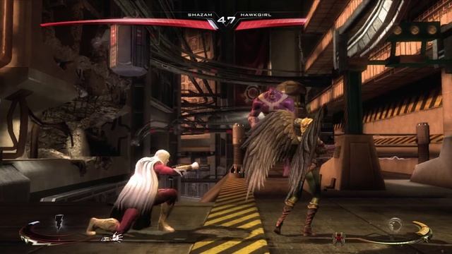 Injustice Gods Among Us Shazam Arcade Classic Ladder First Play No Losses Flawless Victory HD 1080p смотреть онлайн