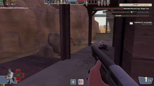 ? NVIDIA GeForce GTX 1660 Ti [Laptop] - TEAM FORTRESS 2 gameplay benchmarks (1080p, Int. Display) смотреть онлайн