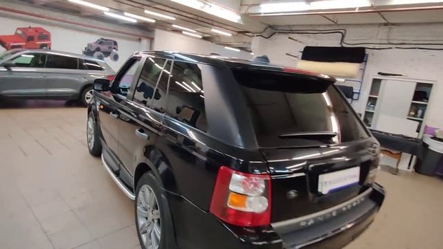 Электропривод крышки багажника и видеорегистратор на RANGE ROVER SPORT 2007 смотреть онлайн