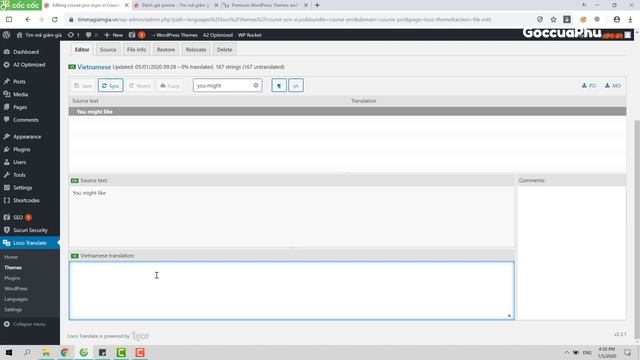 Việt hoá website wordrpess trong 2 phút смотреть онлайн
