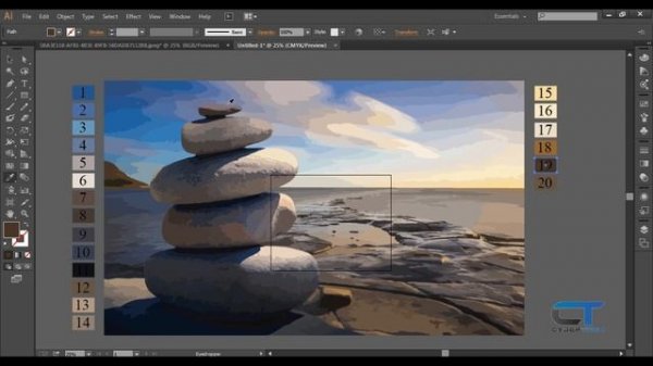 Create your own Paint by Numbers | Illustrator