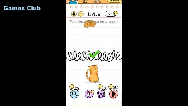 Brain Test - Game play - LEVEL (06 TO 10) - (Games Club) смотреть онлайн