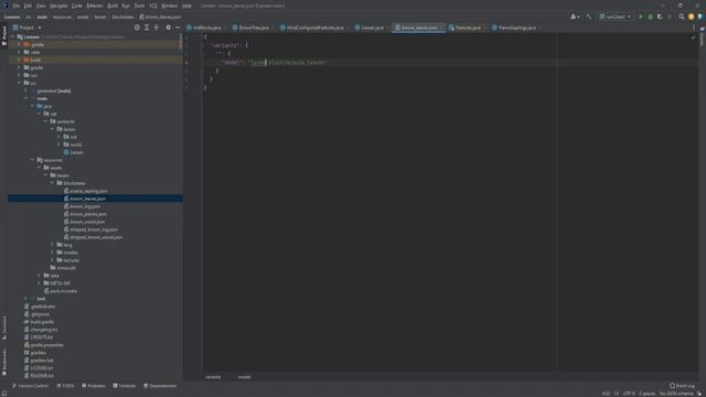Урок 8.1 Minecraft 1 16 5 Forge создание дерева 1й способ смотреть онлайн