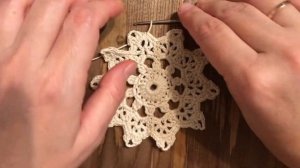 САЛФЕТКА-МАЛЫШКА крючком. Шаг за шагом.