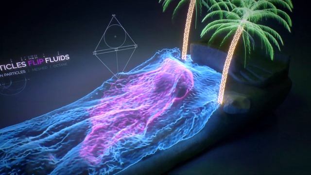 X-Particles fluid experiment - FLIP смотреть онлайн