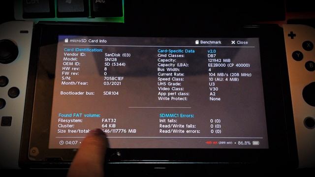 Verificar si tu Micro SD es Original o Fake desde Hekate en Nintendo Switch смотреть онлайн