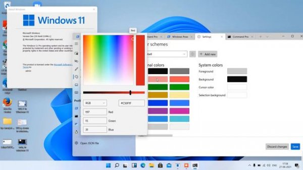 Windows Terminal in windows 11 | New Terminal Color | New Terminal Theme | Terminal Tabs