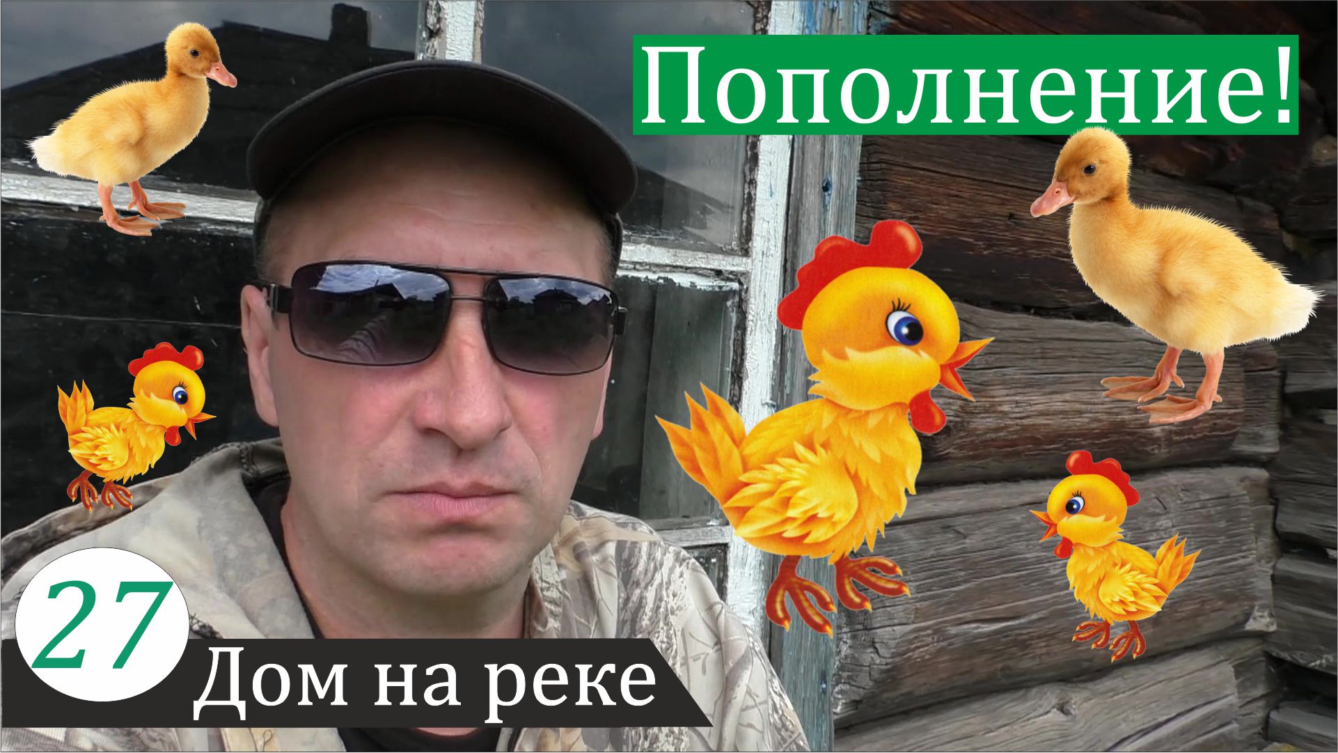 Гусята от сырости завелись, курчат ветром надуло. Дом на реке, часть 27 смотреть онлайн
