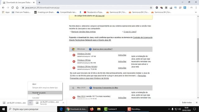 Como baixar e instalar java offline atualizado смотреть онлайн