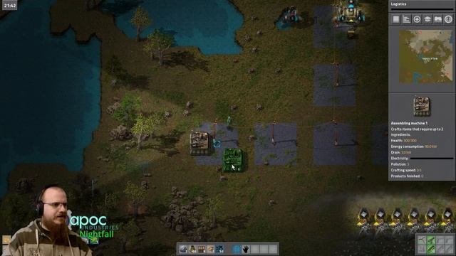 Factorio Let's Play: Nightfall (Rampant AI) #1 CALM BEFORE THE STORM смотреть онлайн