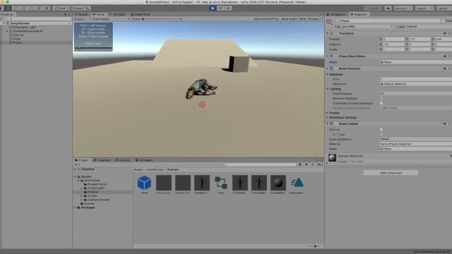 How To Make An ACTIVE RAGDOLL In Unity - Animation Blending, Inverse Kinematics, And Ragdolls! смотреть онлайн
