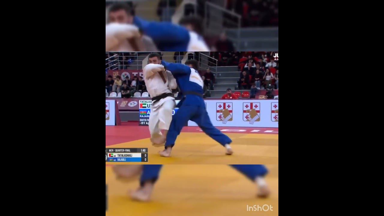 Нугзар Таталашвили мощным иппоном выходит в полуфинал. #большойшлем #judo #tbilisi