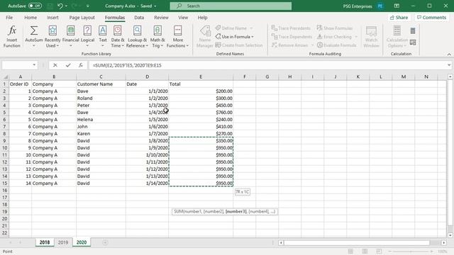 How to Enter cell references in formulas from multiple worksheets in Excel - Office 365 смотреть онлайн