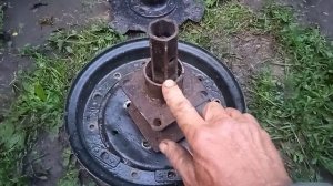 Колеса от мотороллера Муравей  на мотоблок и как сдвоить колеса на адаптер.