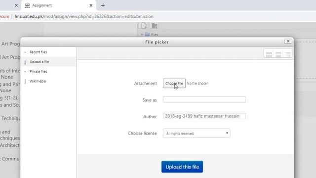How to submit assignment on LMS university of agriculture faisalabad смотреть онлайн