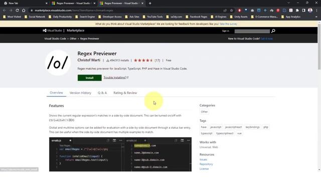 Regex Previewer | 7 useful VS Code extensions for Programmers to Make Life Easier смотреть онлайн