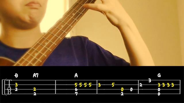 【バリトンウクレレ ソロ / Baritone Ukulele solo】 Across The Universe - The Beatles (タブ譜付 / with Tab) смотреть онлайн