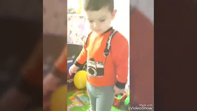 Максиму 2 года,украшение комнаты ко дню рождения. смотреть онлайн