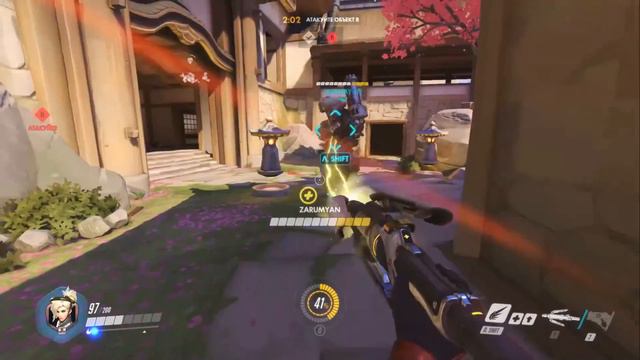 Играю за Angel в Overwatch(60fps, 1080p) смотреть онлайн