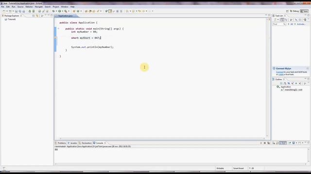 6.Java tutorial - Using Variables смотреть онлайн