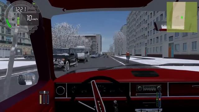 Дрифт на Газ 24 в City Car Driving смотреть онлайн