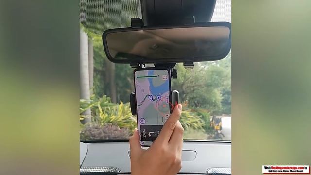 Rear View Mirror Phone Car Mount Review 2021- Does it work？ смотреть онлайн