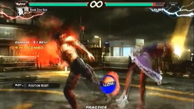 Tekken 6 Baek Combo Video смотреть онлайн