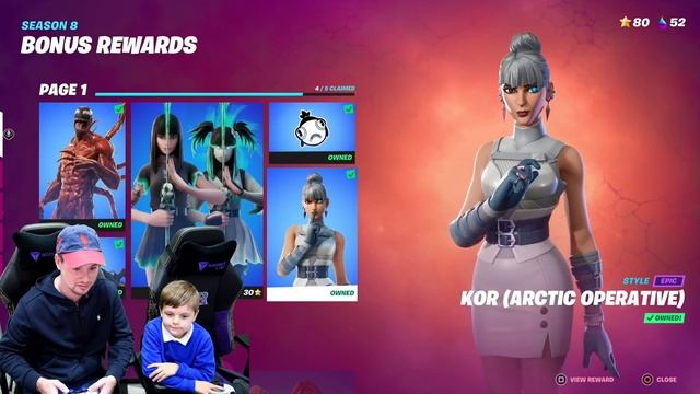 LEVEL (130) Unlocking FREE Fortnite Tier 100 Skin CARNAGE MAXIMUM Style! TRUMAnn And His Kid Fred смотреть онлайн