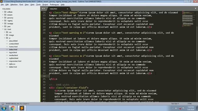 Bootstrap 4 Tutorial (Colors n Paragraph) | Bootstrap Tutorial in Hindi смотреть онлайн