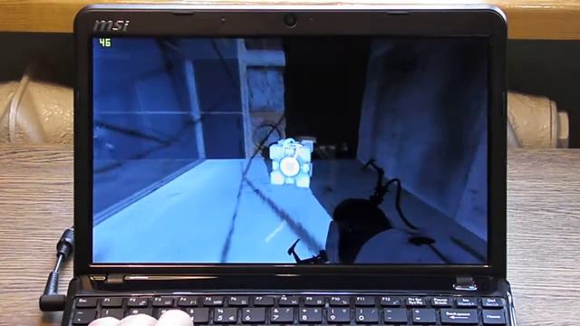 Portal 2 on MSI u270 with AMD E-350 HD 6310 смотреть онлайн