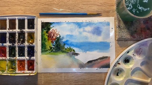 Как нарисовать Ростов-на-Дону карандашом и акварелью начинающим | Рисунок для детей смотреть онлайн