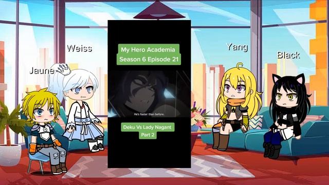 RWBY+Jaune react to Ruby Rose as Lady Nagant (Rwby x Mha) смотреть онлайн