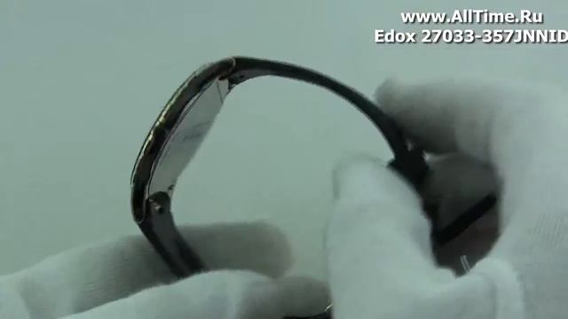 Мужские наручные швейцарские часы Edox 27033-357JNNID смотреть онлайн